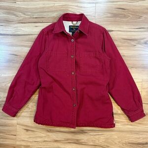 Woolrich Women’s S Fleece Lined Field Jacket Red